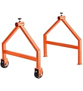 VEVOR Wire Spool Rack, 220 lbs Load Capacity, Portable Cable Caddy, Moveable Wire Rack with Wheel...