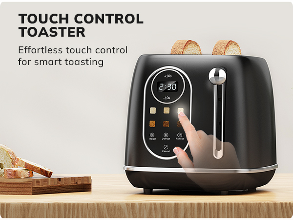 touch control toaster
