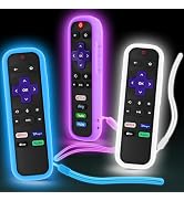 SOTATOO (3 Pack) Case for Roku Remote, Cover for Hisense/TCL Roku TV Steaming Stick/Express, Sili...