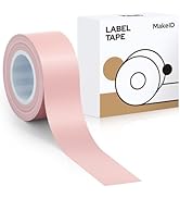 MakeID L1 E1 Q1 Label Maker Tape Refills, 16mm x 4m (0.63" x 13') Continuous Sticker Thermal Lami...