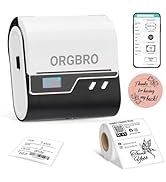 ORGBRO Z3 Label Maker Machine with Tape, 2-3 Inch Bluetooth Thermal Label Printer, Portable Stick...