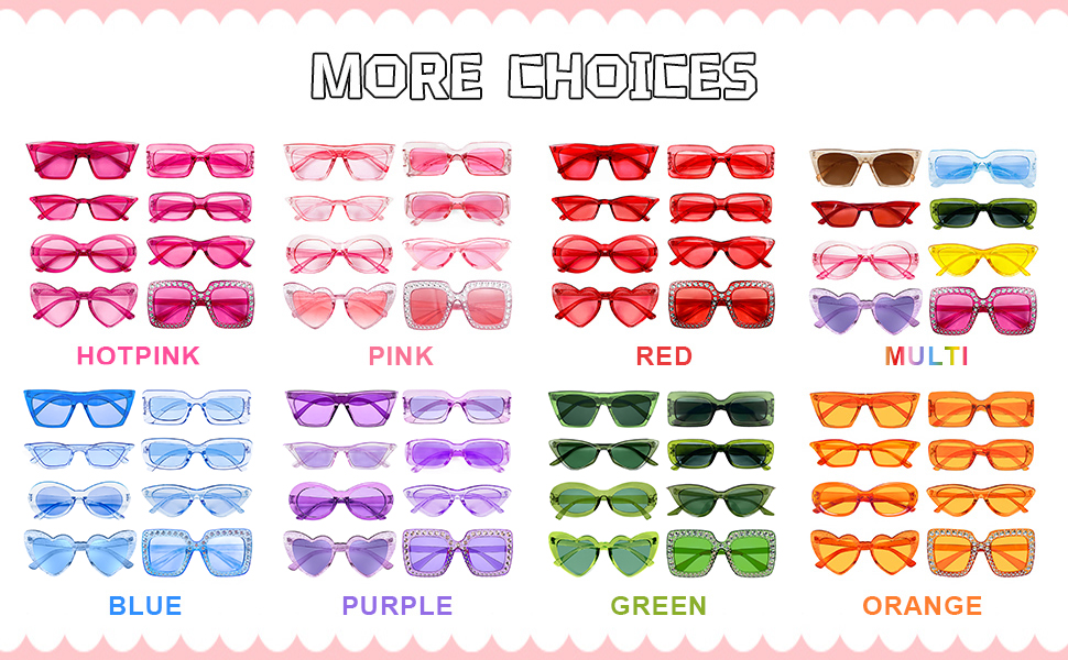 Pink Sunglasses Bulk Party Favors