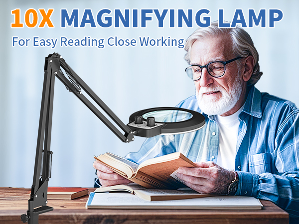 magnifier with light hands free magnifier with light and stand lighted