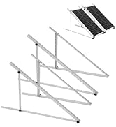 AeternaSol 45 Inch 2 Sets Solar Panel Mounting Brackets Kit 0-90 Adjustable Solar Panel Tilt Moun...