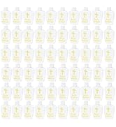 BROWNKNOT 100 Pcs Holy Water Bottles Bulk, 2oz Small Holy Water Bottle Plastic Holy Water Empty C...