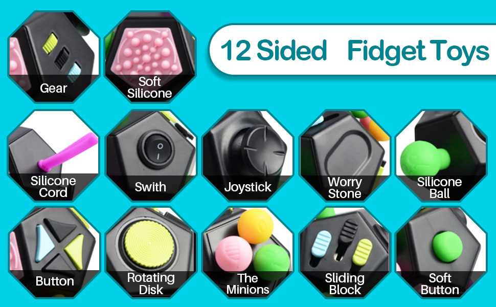 12 sided fidget cube