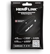 Hero Link Medical ID Bracelet &amp; Wellness Wristband – Adjustable Silicone, Waterproof, Heat-Resis...