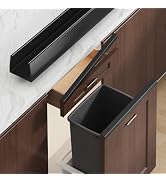 Snugly Fit 18" Length Cabinet Door Protector, Flexible Slip-On Plastic Edge Guard, Thin Edge Prot...