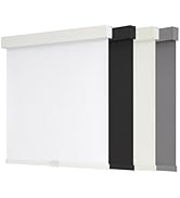 AOSKY Blackout Roller Shades Cordless Blinds for Windows, Free-Stop Shades with Valance, Thermal ...