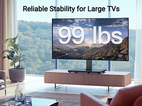 universal swivel tv stand 
