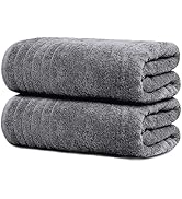 Tens Towels Pack of 2 Extra Large Bath Sheets 35 x 70 Inches, 100% Cotton, Larger &amp; Lighter Weigh...