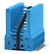 PAULINN 15FT RV Camper Sewer Hose Support, Ocean Blue Height Adjustable Sewer Hose Support for RV...
