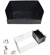 GINIDEAR Guinea Pig Cage Liner, for Midwest Cage Kitchen 24"X13" Litter Box &amp; Hay Feedder for Gui...