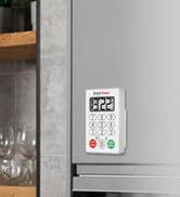 BaldrTherm Digital Kitchen Timer, Magnetic Waterproof Countdown Timer for Cooking, Shower, Workou...