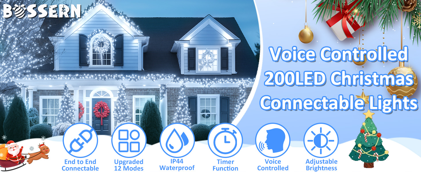 cool white christmas lights