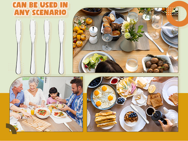 Butter Spreader Knife with Holes