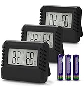 3PCS Indoor Thermometer Hygrometer for Home, Room Thermometer Hydrometer with Accurate Temperatur...