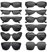 SUNOVELTIES 12 Mixed Style Sunglasses Classic Retro Party Favors Eyewear Costume Accessories Bulk...