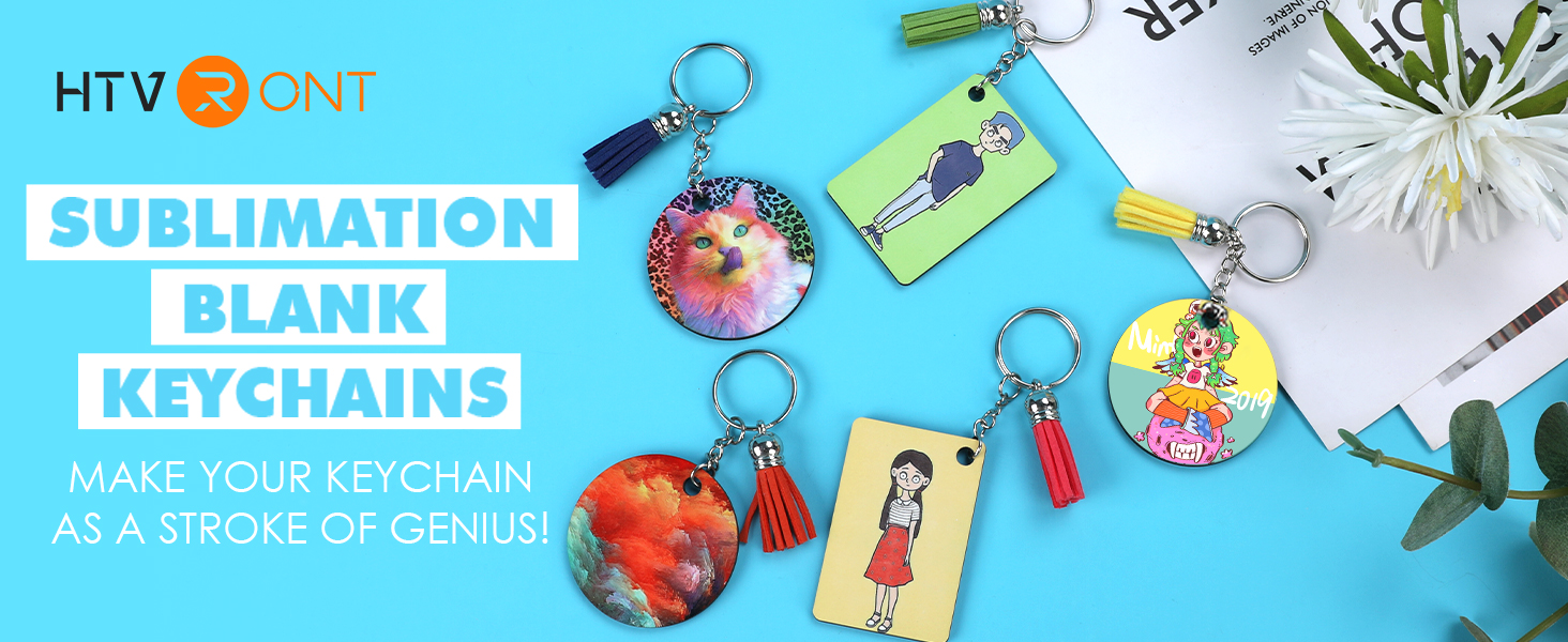 sublimation keychain blanks