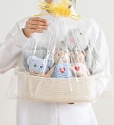 Small Woven Basket, 12 x 8 x 4.5 Inches, Small Storage Baskets for Organizing, Gift Baskets Empty...