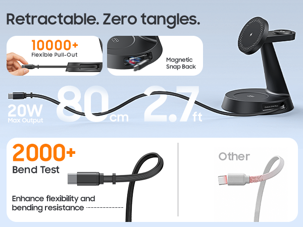 magnetic wireless charger for apple devices