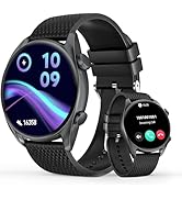 Smart Watch (Answer/Make Calls), 1.43" AMOLED Touch Screen, 100+ Sport Modes Fitness Tracker Smar...