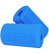 Hikeen Thick Bar Dumbbell Grips,Non Slip Hard Rubber Barbell Grips,Grips for Weight Lifting, Musc...