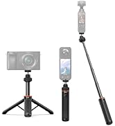 VRIG Extendable Mini Camera Tripod for DJI OSMO Pocket3/4 Insta360 X5/4/3 Gopro Hero13 12 Desktop...