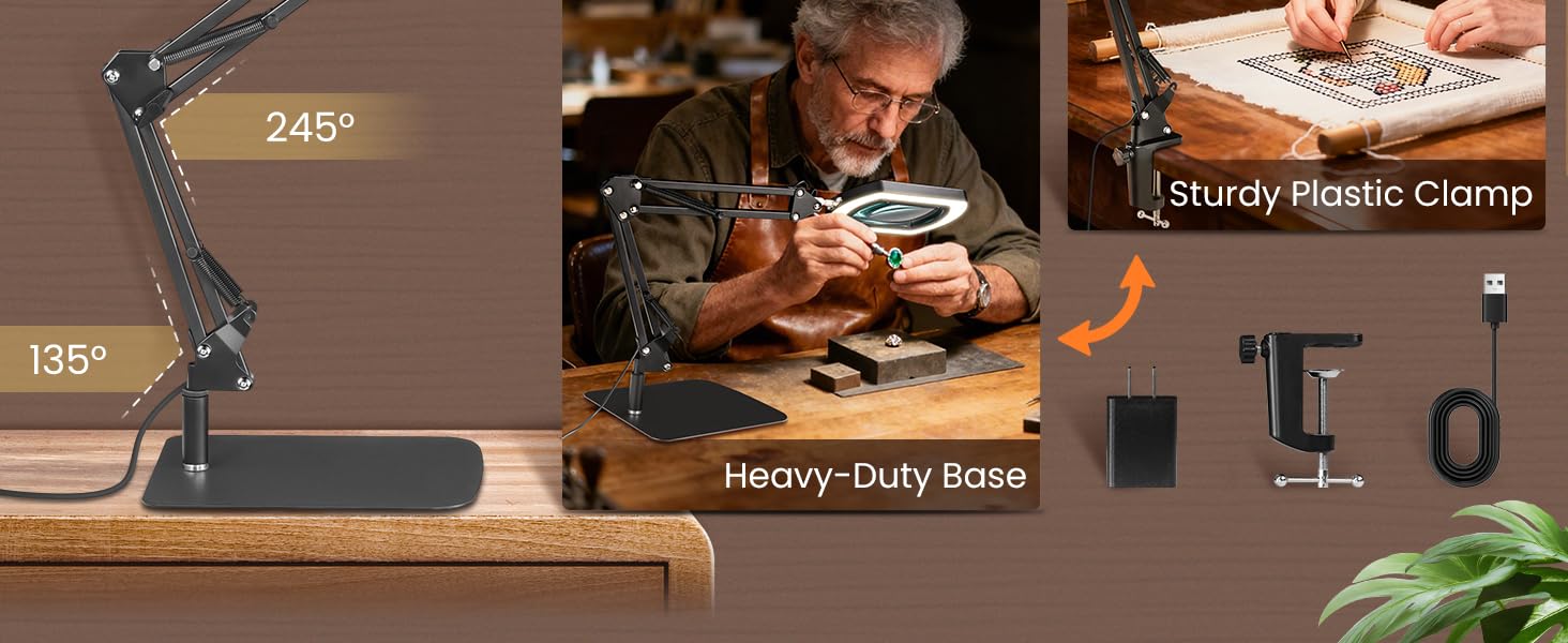 Magnifying Glass with Light