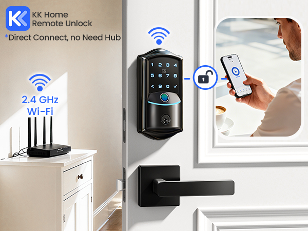 front door lock set APP Remote control