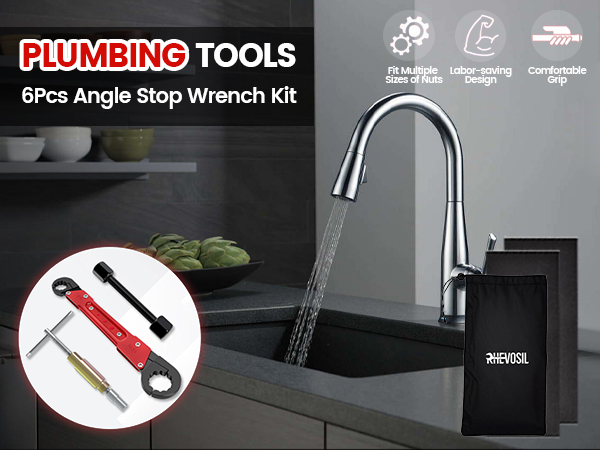 6 Pcs Plumbing Tools Kit