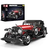 Mould King 10114 Classic Cars Building Kits, MOC Vintage Car Model Building Blocks Set, Gift for ...