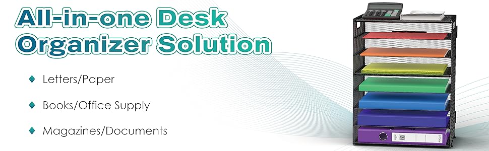 8 tier desk organizer