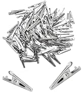 100 Pcs 35mm Metal Alligator Clips - Heavy Duty Clips for Crafts | 100 Pcs 35mm Metal Alligator C...