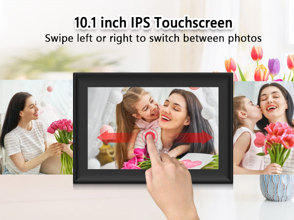 10.1 inch IPS TOuch digital picture frame