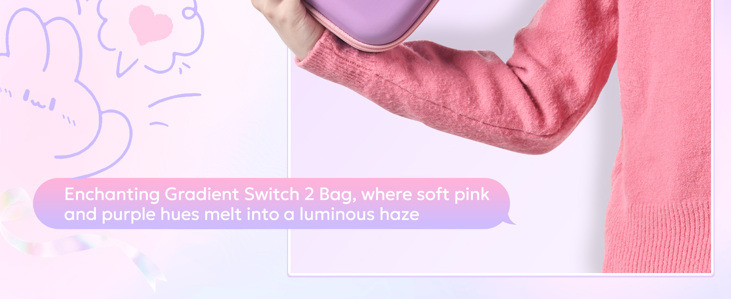 switch 2 case pink