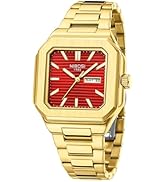 NIBOSI Men Watches Analog Quartz Stainless Steel Silver Watches for Men Waterproof Business Class...