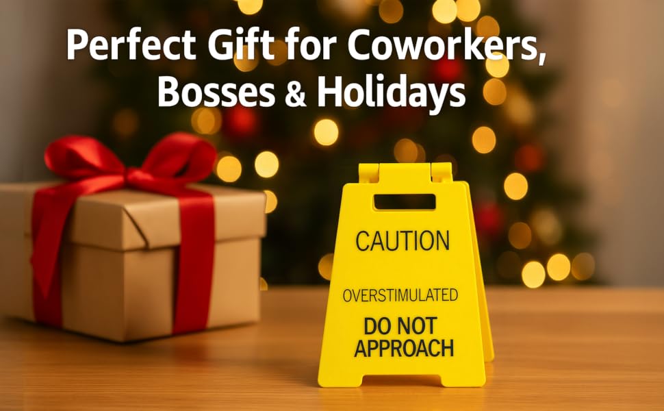 coworker gift, boss gift, office holiday gift, christmas gift idea, desk sign