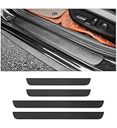 4PCS Car Door Sill Protector,Anti-Scratch Rubber Car Door Protector Edge Guards for Door Steps,Un...