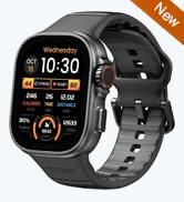 TOZO Watchs 1 Smart Watch for Men Women Compatible with iPhone Samsung Android Phone 1.95" AMOLED...