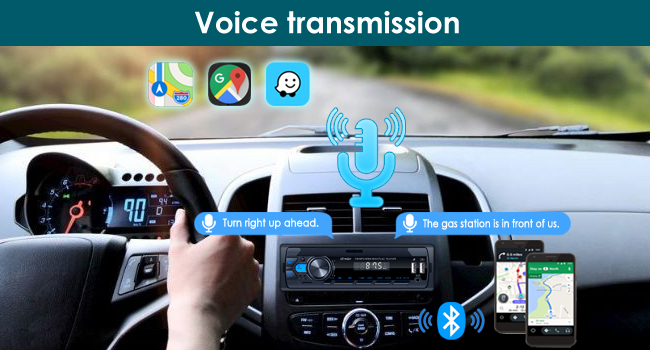 Bluetooth car stereo with Voice Broadcast