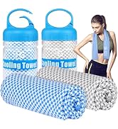 BOGI 2 Pack Cooling Towel, Cooling Towels for Neck and Face-40"x12"- Ice Towel for Instant Coolin...
