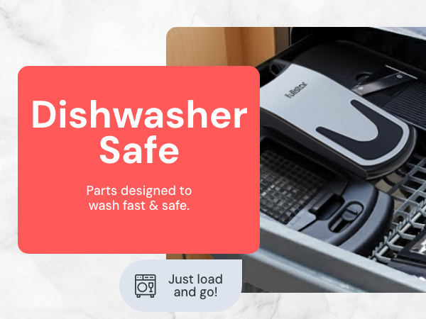 Fullstar 8 in 1 Pro Chopper and Mandoline is top rack dishwasher safe