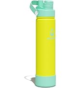 avodvo 24oz Insulated Water Bottle with 2-in-1 Straw and Spout Lid, Keeps Cold 24H, Leak-Proof, B...