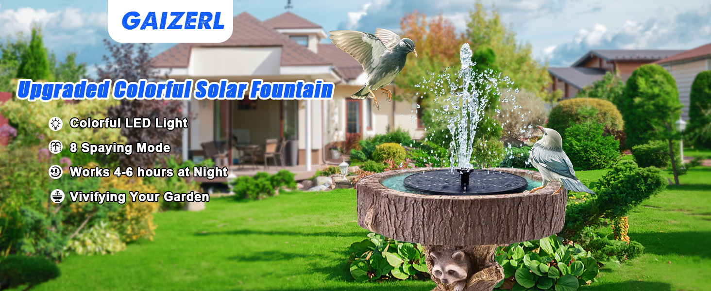 solar fountain