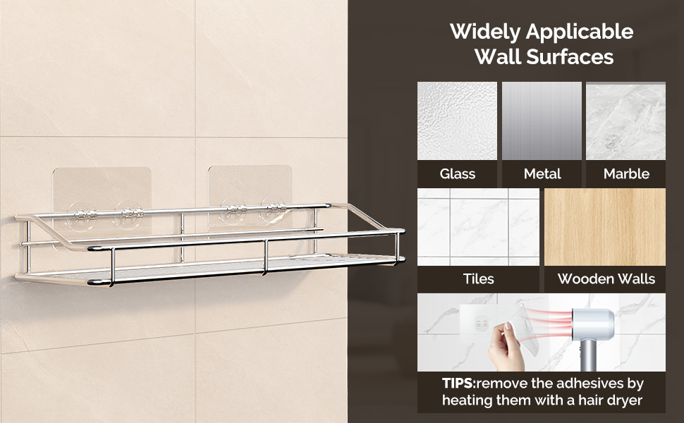 applicable wall surfaces and how to remove the adhesive
