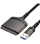 YINNCEEN SATA to USB Cable, SATA to 3.0 USB Adapter Cable for 2.5 inch SSD &amp; HDD Data Transfer, P...