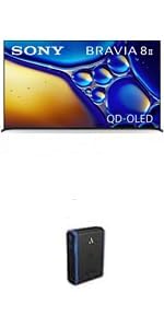 Sony K98XR50 98 Inch Bravia Mini LED 4K HDR TV with an Austere 5S-PS4-US1 4-Outlet Power (2025)