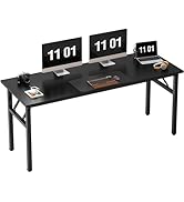 Need Computer Desk Office Desk 62 inches Folding Table with BIFMA Certification Computer Table Di...