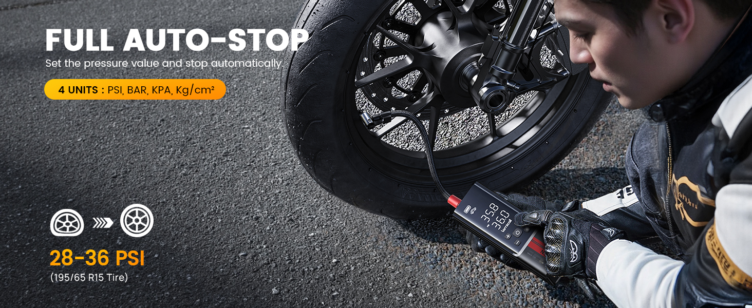 Tire Inflator Portable Air Compressor